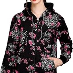 eWools Women's Fleece Blend Winters Hoodie Sweatshirt with Pockets (Flee40 Series)-image-62