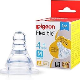 Pigeon Peristaltic Nipple M,For 4+ Month Babies,BPS Free,BPA Free-image-11