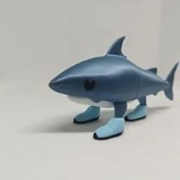 Tralalero Tralala – The Shark with Shoes (Italian Brainrot) 3D Printed-image-1