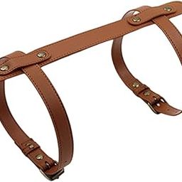 Blanket Carry Strap for Bundling and Storage Sturdy Motorcycle Bedroll Strap Brown-image-115