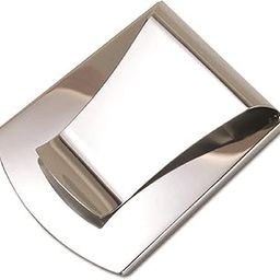 Smart Money Clip, Minimalist Slim Wallet RFID Blocking, Double-sided Money Clip + Credit Card Holder, Polished Stainless Steel, for Men, Women, Gift 1pc-image-38