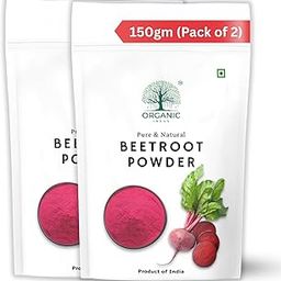 Organic Indus Beetroot Powder | Edible Grade Beta Vulgaris Root Powder for Skin Glow, Face Pack, Lip Care, Hair Nourishment, Pre-Workout, Juicing, and Culinary Use | 150gm (Pack of 2)-image-59
