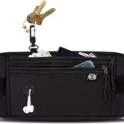 Travel Money Belt Under Clothes, RFID Slim Passport Holder Men/Women Travel Wallet Hidden Pouch To Protect Credit Cards, Passports And Documents, Anti Theft Travel Hidden (Black,14'')-image-32