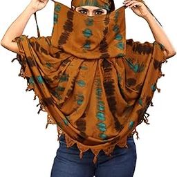 SHREEJI ENTERPRISE Long Scarf Cum Mask scarves Usable for vehicle Driver, Printed Design, Universal Size, For Girl & Women, Breathable Sun Protection Light Weight-27
