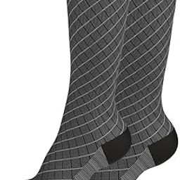 Socks for Men, Premium Combed Cotton, Size UK 6 to 8 (24 to 26 cm), Crew Length, Pack of 1 Pair, Seamless, Formal and Dress Socks-image-61
