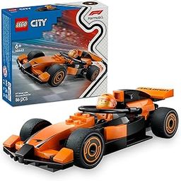 LEGO City F1 Driver with McLaren Race Car Mini Vehicle Toy Playset 60442 Building Blocks Toys for 6+ Gift for Boys and Girls-20