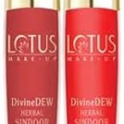 LOTUS MAKE-UP Divine Dew Natural Light Coverage Herbal Sindoor for Combination Skin Combo 21R Love Drop: 20M Rosy Blush (8g+8g) (Pack of 2)-13