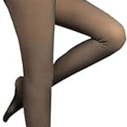 FIRMED STRING Women’s All-Season Thermal Pantyhose | Fake Translucent Skin-Effect Leggings | Sheer Tights-53