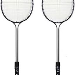 SPANCO Double-Shaft Badminton Racquet for Playing at Street, Balcony, Roof etc. Appropriate for Fun/Playing/Fitness, Size : Full (No. of Rackets : 2) (Cover : Free), (Color : Red)-image-69