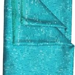 Polytech Textiles Premium Shirting Fabric, Bright Green Color Print, Unstitched-image-2