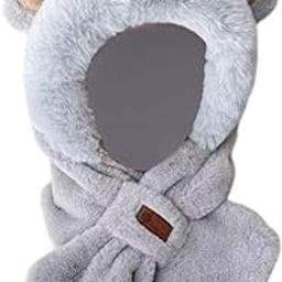 ™ Winter Hat Scarf Set Soft for Outdoor New Year Gift Stage Performance Grey | Womens Accessories | Hats-21