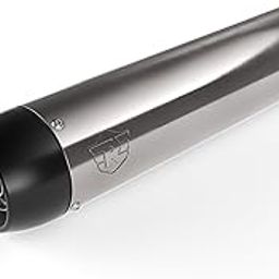 Royal Enfield Kxa00112 Silver And Black Tapered Silencer-In For Meteor 350 (Large)-32