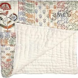 SIBLEY 400 TC Double Bed Jaipuri Razai Organic Pure Cotton Jaipuri rajai Ac Quilt for Winter and Summer Soft Light Weight Rajasthani Traditional Cotton Comforter 87 X 104 inch-image-35