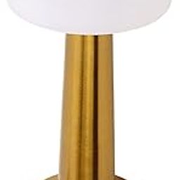 Prokitchen Dumble Portable LED Table Lamp 3-Colour Changing USB Rechargeable Metal Night Light Lamp | for Bedroom, Bedside, Living Room, Home Decoration, Restaurant Bar - Metal (White Gold)-image-67