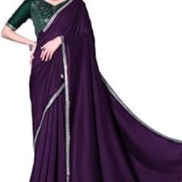 For Women Silk Blend Atractive Color Saree with Matching Blouse Piece Design No Saree 13-53