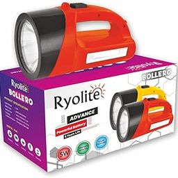 Ryolite Rechargeable kisan Torch Bollero LED Torch, with 1 km Long Range | Runtime 6-8 hrs, Dual Mode, Emergency Side Light with Advance Battery-20