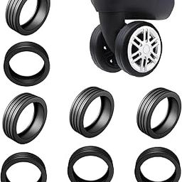 Luggage Wheel Covers Suitcase Wheel Protectors Luggage Wheel Protector Silicone Wheel Cover Suitcase Trolley Case Caster Covers Rubber (8PCS Luggage Wheel Cover)-picture-19