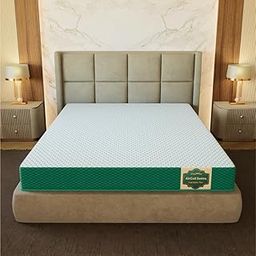SleepyHug AirCell Ortho Dual Comfort Plus 4 Inch Mattress |Reversible Hard & Soft | 2 Side |7 Years Warranty | Back Pain Relief| Orthopedic | Queen Bed Size White & Teal (LxWxH -72x60x4 Inch)-11