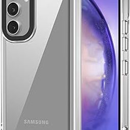 amazon basics Back Case Cover for Samsung Galaxy A54 5G (TPU + PC_Transparent)-image-76
