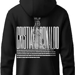 Clothing's Stylish Sporty Mens Hoodie | Trendy Hoodies for Men | Christiano Ronaldo Printed | Hooded Sweatshirt-image-52