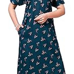 Women's Cotton Long Maxi Night Gown Nighty Dress Stylish Super Soft Comfortable-image-71