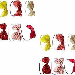 Combo of 12 Headbands Hairbands For Kids Girls Kanjak Navratri Gifts/Birthday Return Favour (Multicolor, Pack Of 12)-image-7