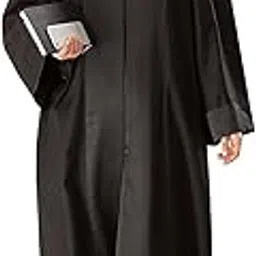dsom Unisex Gown Dress (D-G-Small-1_Black_S)-picture-28