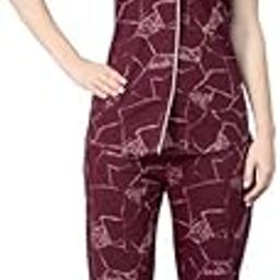 Women's Cotton Full-Length Shirt + Pyjama Night Suit Set-image-48