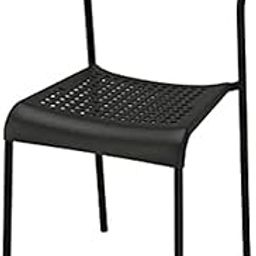 Ikea Adde Chair Pack of (2, Black)(Leg frame/ Cross rail: Steel, Epoxy/polyester powder coating Seat/ Backrest: Polypropylene plastic)-image-68