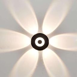 CELIGHT Led 6 Way Wall Light |6 Direction Light| 6-Way LED Wall Lamp |12W| Warm White| Outdoor Fancy Wall Lights for Balcony,Gate,Elevation,Garden| Wall Lamp| Decorative Flower Wall Light|Pack of 1-image-65