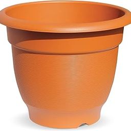 MILTON Blossom Mate 5 Round Planter, 1 Piece, Terracotta Brown, Indoor and Outdoor Plastic Flower Pot for Home, Office Table, Garden, Terrace, Balcony Decoration-image-28