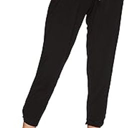 enamor Women's Tapered Fit Mid Rise E048 Quick Dry 4 Way Stretch Antimicrobial Printed Tapered Lounge Pants with Self Fabric Drawstring and Metal Ends-picture-44