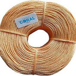 Coral India - PP Rope 2mm/400meters/ 650gram Nylon Rope is Used for Indoor, Outdoor Purposes Like; Clothes Drying, Packing and tie Box, Survey line, Fishing (yeloow)-image-16