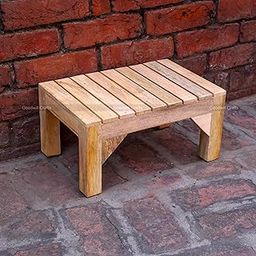 Goodwill Crafts Wooden Step Stool for Kitchen, Bedside & Potty Training | Sturdy One-Step Stool for Kids & Adults | Supports 150 Kg | 15x10x7.5 Inch-image-81