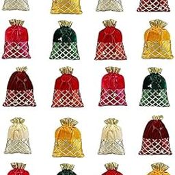 velvet potli for retun gifts, womens hand bag, shagun potli,Women handbag Shagun Pouch Return Gifts MultiColor-55