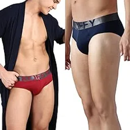 koffy Tactel Microfiber Elastane Stretch Solid Brief Tailored with Moisture Mobility Features-picture-5