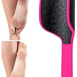 Massmot Callus Remover For Feet, Double Sided Foot Filer Scrubber For Dead Skin Remover, U Shaped Foot File Removes Hard Skin, Leaves Feet Smooth, Pedicure Tools, Foot Scraper Rasp (Rose Red)-picture-48