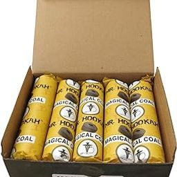 Mr Hookah Magical Polo Pack of 10 Roll Odourless Hookah Coal (100 Round Coals)-image-50