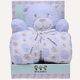 abracadabra Toy with Blanket Gift Set for Newborns & Infants, 0+ Years (Bear, Blue)-image-9