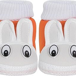 neska moda 6 To 12 Months Soft & Comfortable Cotton Booties for Baby Boys & Baby Girls-picture-44
