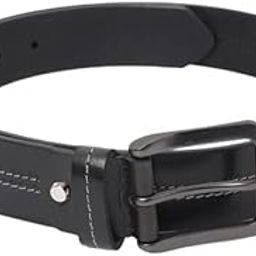Solid Leather Men Belt l Formal & Casual Belt for Men l Belt for Men (P_MBEC00027_BLACK)-5