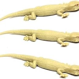 CollectiveMed Lizard Prop, Artificial Reptile Lizards Fake Plastic Lizard Toys Spoof Lizard Model Realistic Fake Lizards Toys Animal Figures for Boys Fake Lizard (Pack of 3)-14