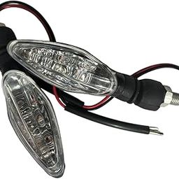 SHREE PARTAP AUTO - Original Waterproof Unbreakable Quality Style Indicators High Bright Universal For All Bikes Models Turn Signal Lights Motorcycle (Pack Of 2) - Led-image-10