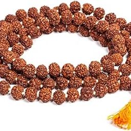 PUSHKARA 6mm Natural 5 MUKHI RUDRAKSHA MALA for Men & Women,Certified, Original,Meditation and JAP MALA - 108 Beads - PJTLRM01 - Astrological Benefits - Positive Energy for Men & Women-picture-13