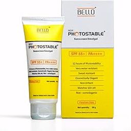 Sunpharma Photostable Emulgel Sunscreen SPF 55+,PA++++, 12 Hour UV Protection, Lightweight, Oil-Control Formula, No White Cast, Dermatologist-Tested, Suitable for All Skin Types, 50 g-4