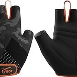 TYNOR Tynorgrip Gym Gloves, Black, Large, 1 Pair-image-32