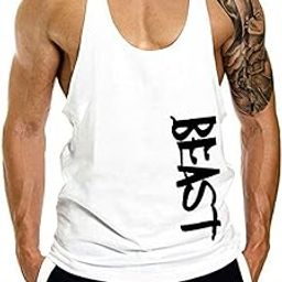0003 Men's Gym Tank Gym Tank Stringer Tank Tops for Men Gym Vest for Men Sleeveless Bodybuilding Gym Tank Tops for Men-image-55