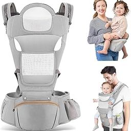 Suicune Baby Wrap Carries - Ergonomic Convertible Face-in and Face-Out Front and Back Carry for Newborns and Older Babies - Baby Carrier for Newborn to Toddler with Lumbar Support 7-45 Pounds-picture-24
