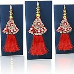 CraftVatika Lumba rakhi Set of 5 for women with roli Tilak - Ralhi For Bhabhi Sister (5)-image-78