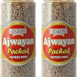 cap Ajwain Pachak Ayurvedic Relief Gas Acidity Churan - 190 Grams Each (Pack of 2)-image-94